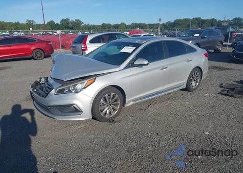 2016 Hyundai Sonata Sport from USA, damaged, VIN 5NPE34AFXGH377553
